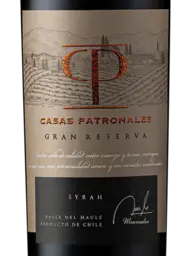 Casas Patronales Gran Reserva Syrah