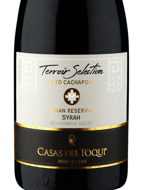 Viña Casas del Toqui Terroir Selection Alto Cachapoal Syrah Gran Reserva 2020