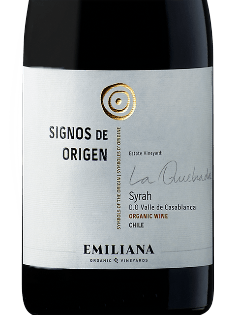 Emiliana Signos de Origen Syrah 2012