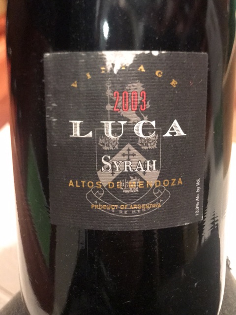 Luca Syrah 2019