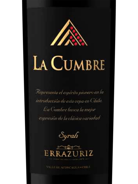 Errazuriz La Cumbre Syrah 2019