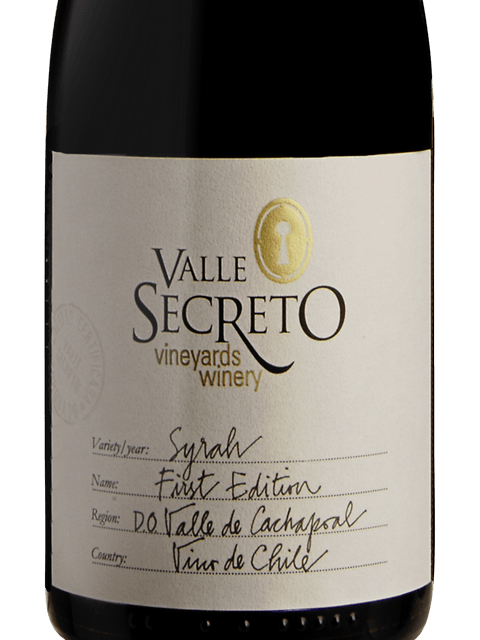 Valle Secreto Vineyards Winery First Edition Syrah