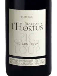 Domaine de l'Hortus Pic-Saint-Loup Classique Bergerie 2020