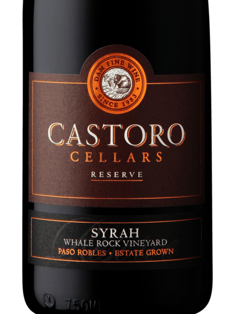 Castoro Cellars Whale Rock Vineyrard Reserve Syrah