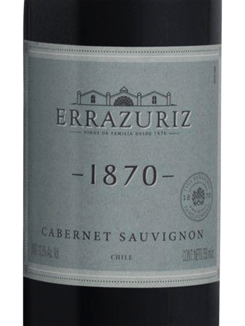 Errazuriz 1870 Cabernet Sauvignon 2019