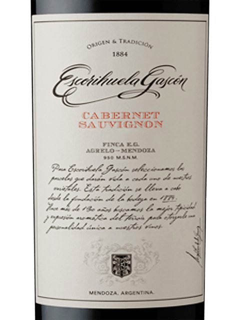 Escorihuela Gascón Cabernet Sauvignon