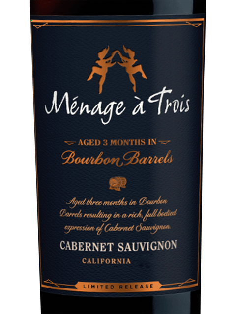 Ménage à Trois Bourbon Barrel Cabernet Sauvignon 2020