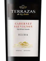 Terrazas de los Andes Reserva Cabernet Sauvignon 2020