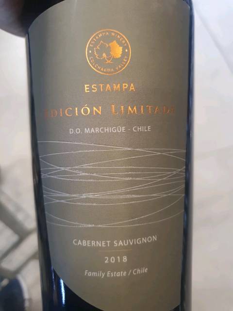 Estampa Edición Limitada Cabernet Sauvignon 2018