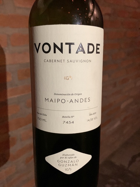 Gonzalo Guzman (G²) Vontade Cabernet Sauvignon