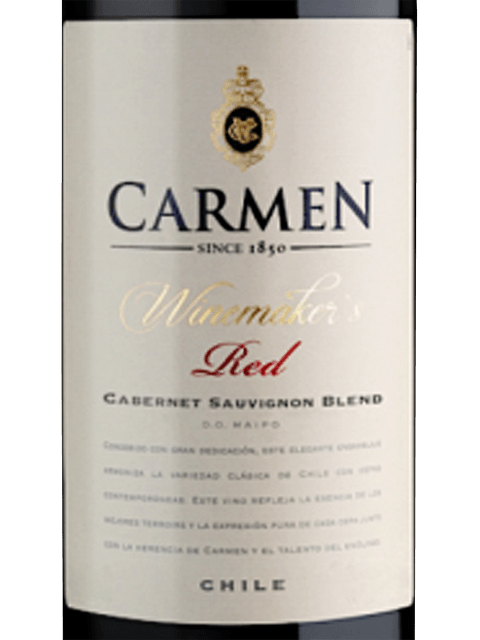 Carmen Winemaker's Red Cabernet Sauvignon Blend 2019