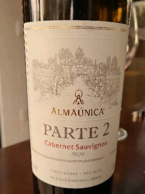 Almaúnica Parte 2 Cabernet Sauvignon 2020