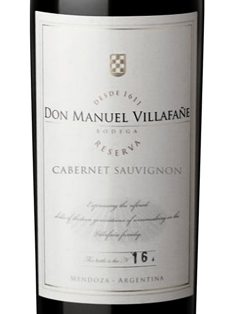 Don Manuel Villafañe Reserva Cabernet Sauvignon