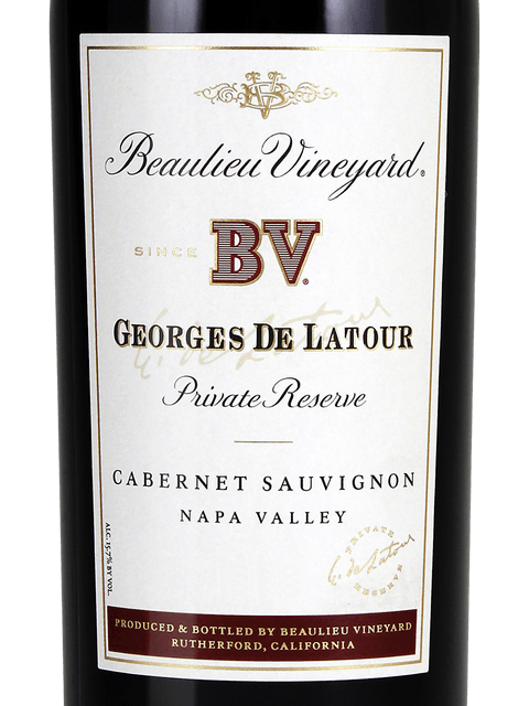 Beaulieu Vineyard (BV) Georges De Latour Private Reserve Cabernet Sauvignon 1999