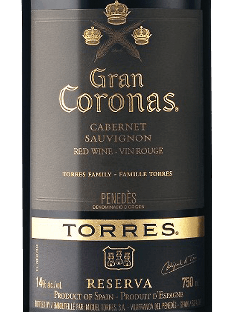 Familia Torres Gran Coronas Reserva Cabernet Sauvignon