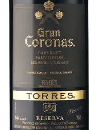 Familia Torres Gran Coronas Reserva Cabernet Sauvignon