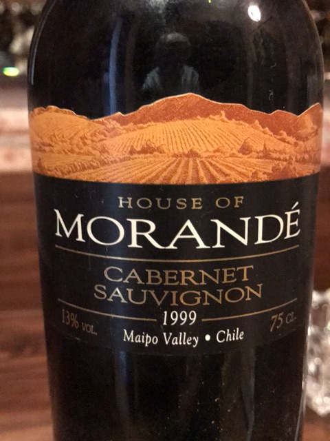 Morandé House of Morandé Cabernet Sauvignon 1999