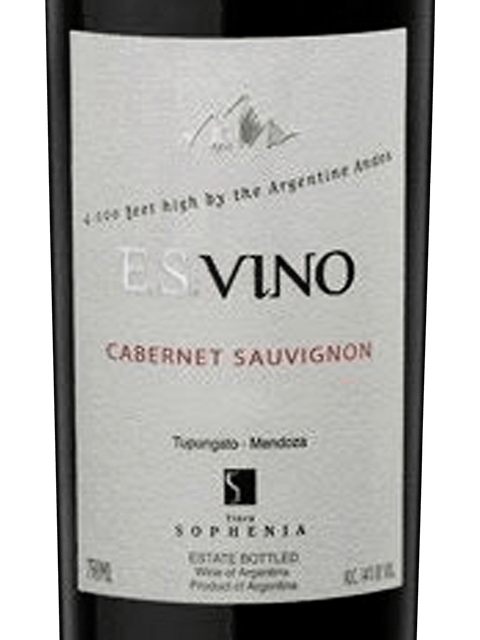 E.S. Vino Cabernet Sauvignon 2019