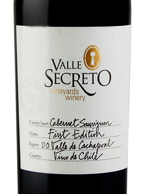 Valle Secreto Vineyards Winery First Edition Cabernet Sauvignon 2020