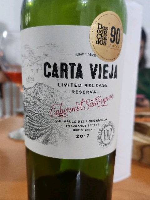 Carta Vieja Reserva Limited Release Cabernet Sauvignon