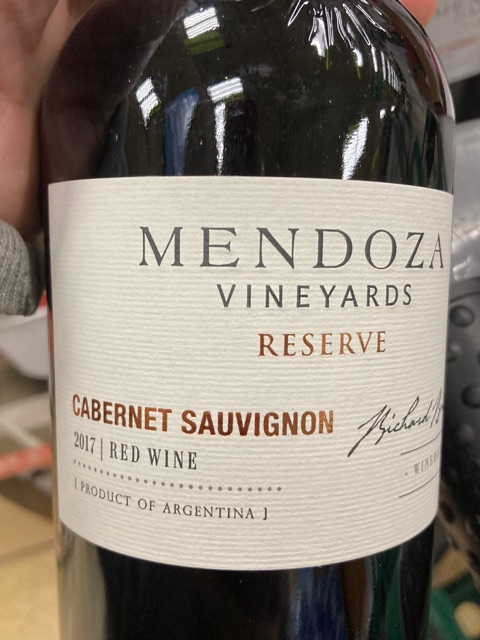 Mendoza Vineyards Reserve Cabernet Sauvignon 2021