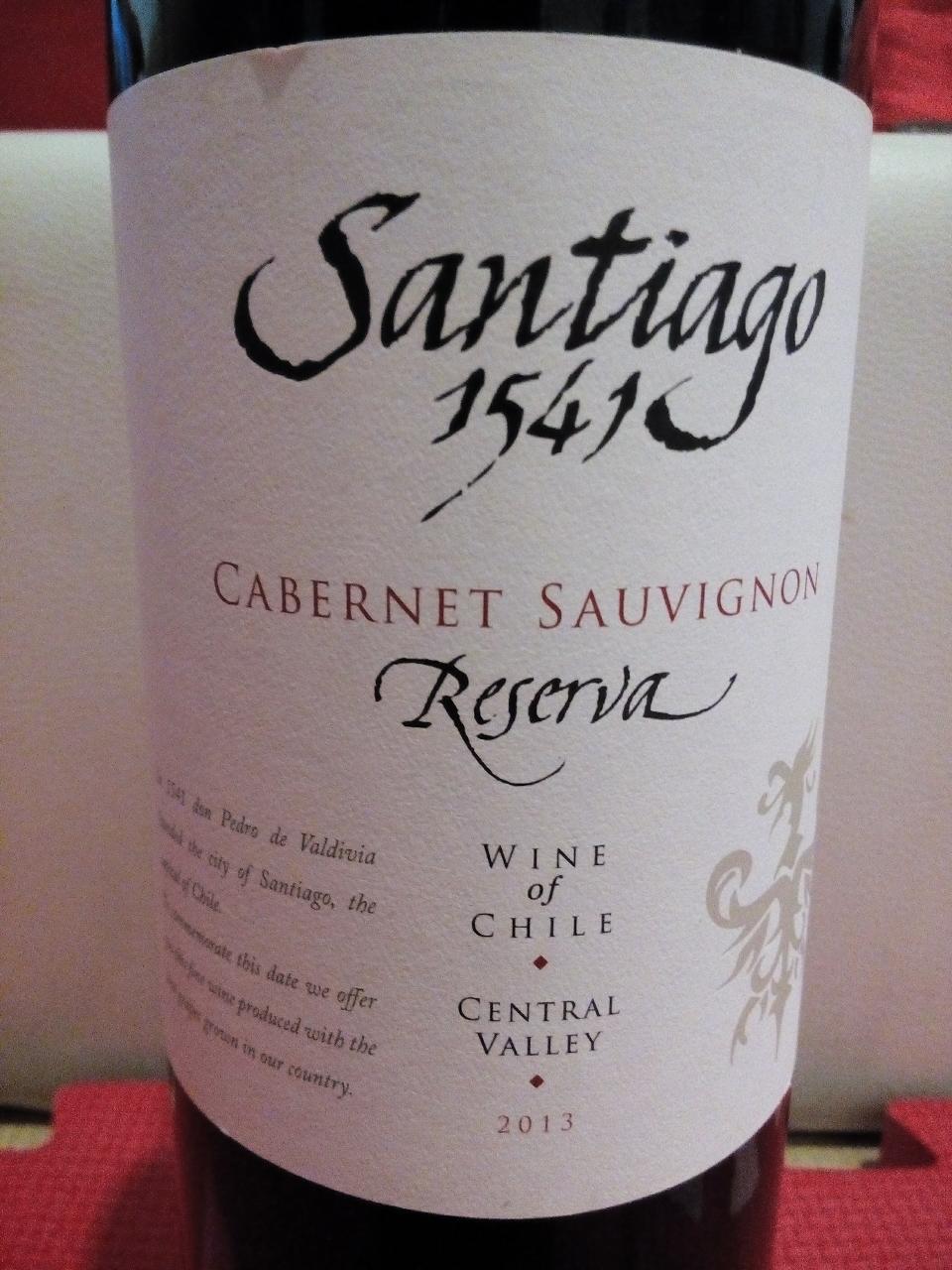 Santiago 1541 Reserva Cabernet Sauvignon