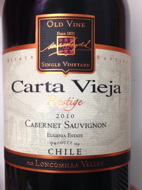 Carta Vieja Cabernet Sauvignon Prestige Old