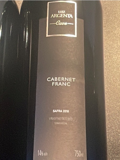 Luiz Argenta Cave Cabernet Franc 2018