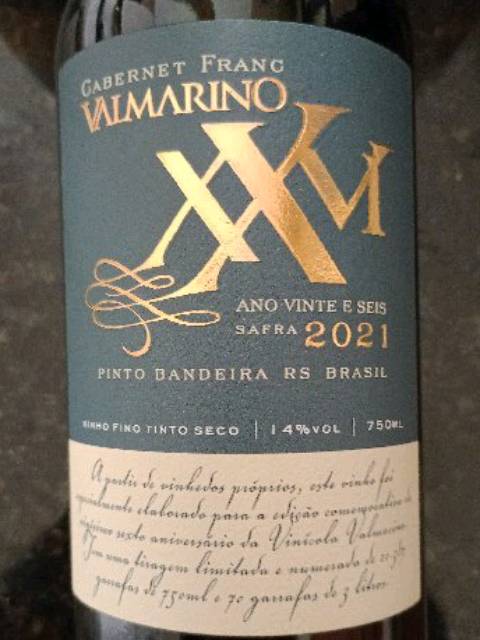 Valmarino Cabernet Franc 2021