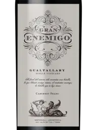 El Enemigo Gran Enemigo Single Vineyard Gualtallary Cabernet Franc 2019
