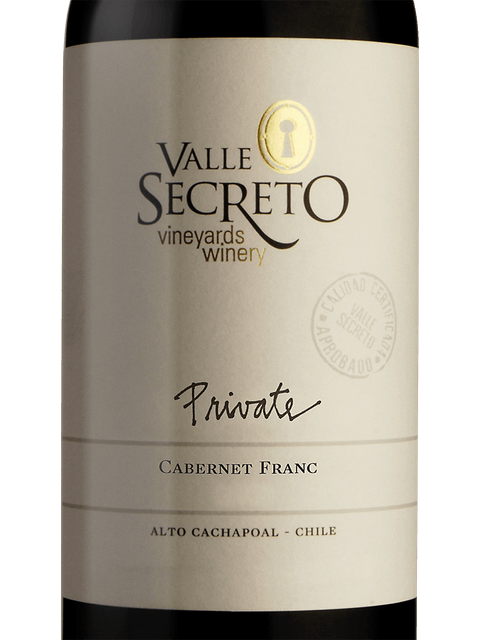 Valle Secreto Vineyards Winery Private Cabernet Franc