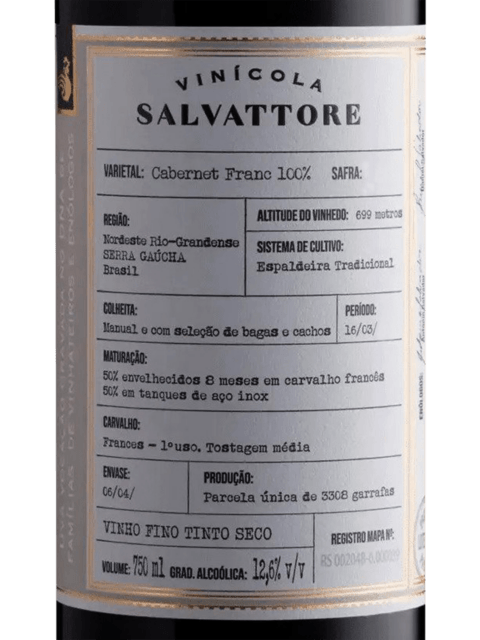 Salvattore Cabernet Franc