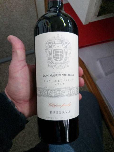 Don Manuel Villafañe Reserva Cabernet Franc