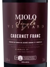 Miolo Single Vineyard Cabernet Franc 2022