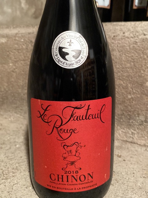 Les Caves des Vins de Rabelais Le Fauteuil Chinon Rouge