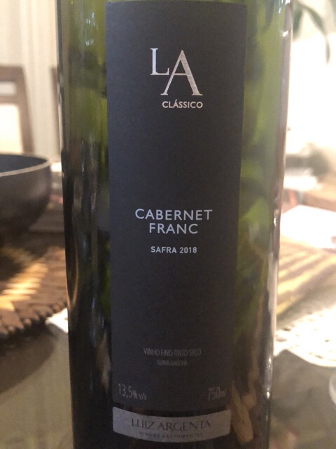 Luiz Argenta LA Clássico Cabernet Franc