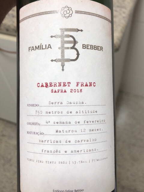 Familia Bebber Cabernet Franc 2022