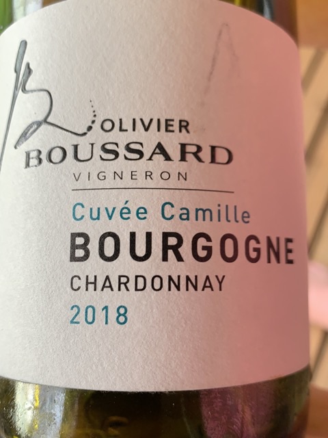 Domaine Boussard Cuvée Camille Bourgogne Chardonnay 2022