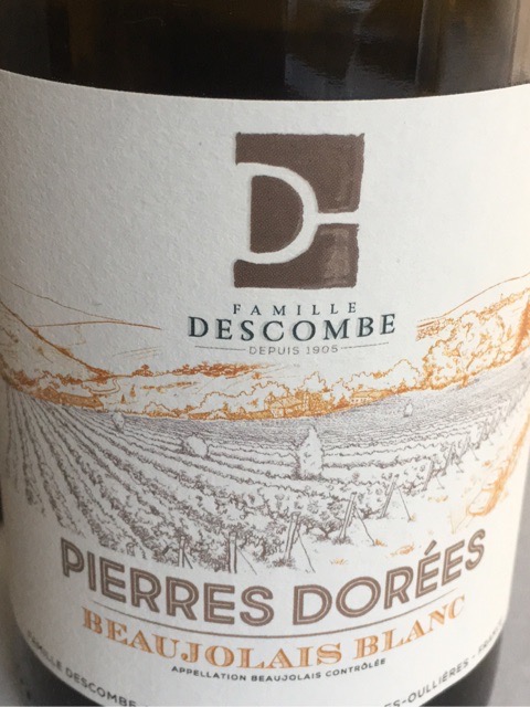 Famille Descombe Pierres Dorées Beaujolais Blanc 2022