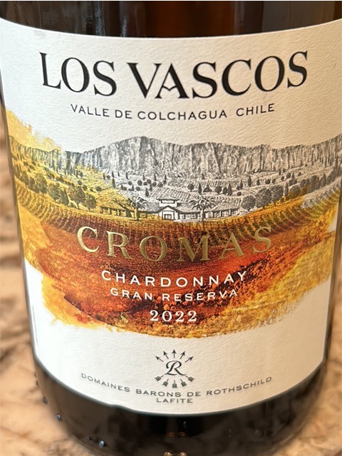 Los Vascos Cromas Gran Reserva Chardonnay 2022