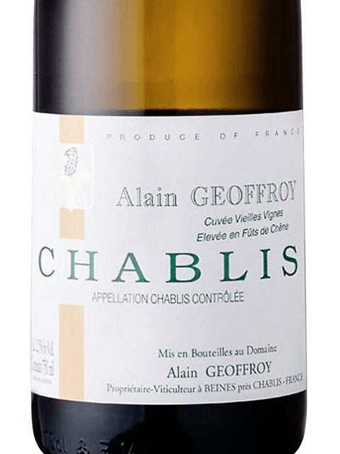 Alain Geoffroy Cuvée Vieilles Vignes Chablis 2019