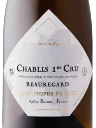 Christophe Patrice Chablis 1er Cru 'Beauregard' 2023
