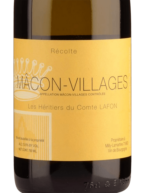 Les Héritiers du Comte Lafon Mâcon-Villages 2017