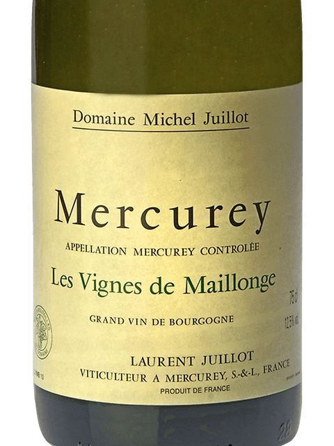 Michel Juillot Mercurey Les Vignes de Maillonge Blanc 2020