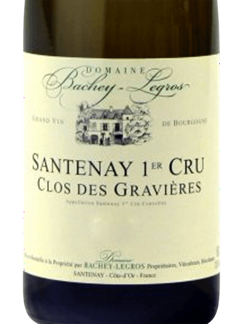 Domaine Bachey-Legros Santenay 1er Cru 'Clos des Gravières'