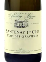 Domaine Bachey-Legros Santenay 1er Cru 'Clos des Gravières' 2015