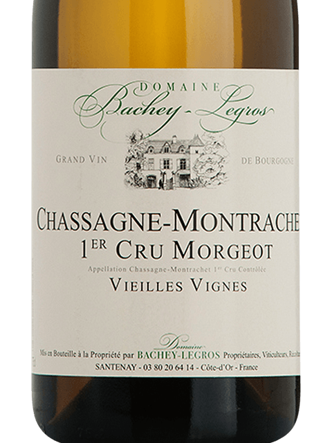 Domaine Bachey-Legros Vieilles Vignes Chassagne-Montrachet 1er Cru 'Morgeot' 2016