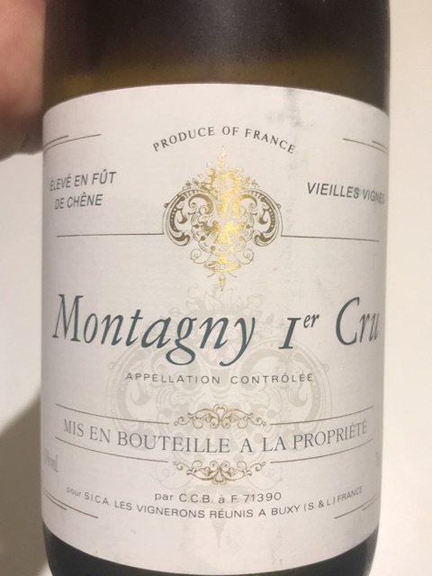 Vignerons de Buxy Montagny 1er Cru 2022