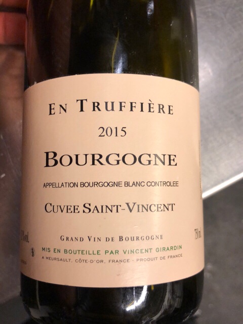 Vincent Girardin En Truffière Bourgogne Cuvée Saint-Vincent