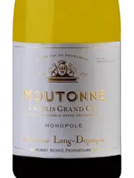 Domaine Long Depaquit Chablis Grand Cru 'Moutonne' (Monopole) 2019
